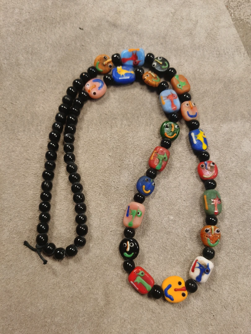 西亚琉璃狮子面具＋鸟珠