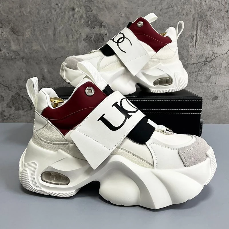欧洲站潮牌厚底老爹2025春秋新款气垫运动鞋男鞋增高新款老爹鞋