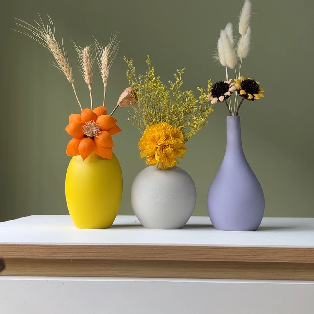 摆件花瓶带花高度20-30厘米左右