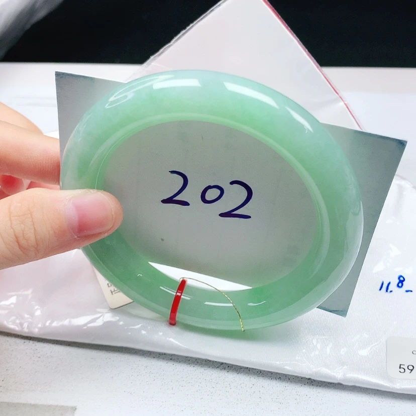 【闪购商品】翡翠手镯（圆镯）未镶嵌缅甸天然a货手镯59+