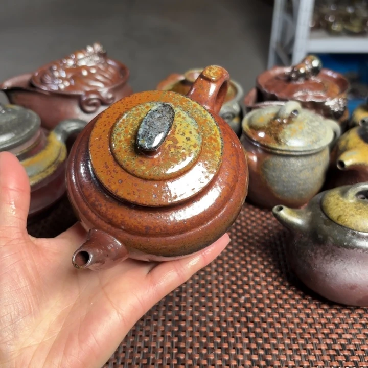 紫砂茶杯上新挢壶