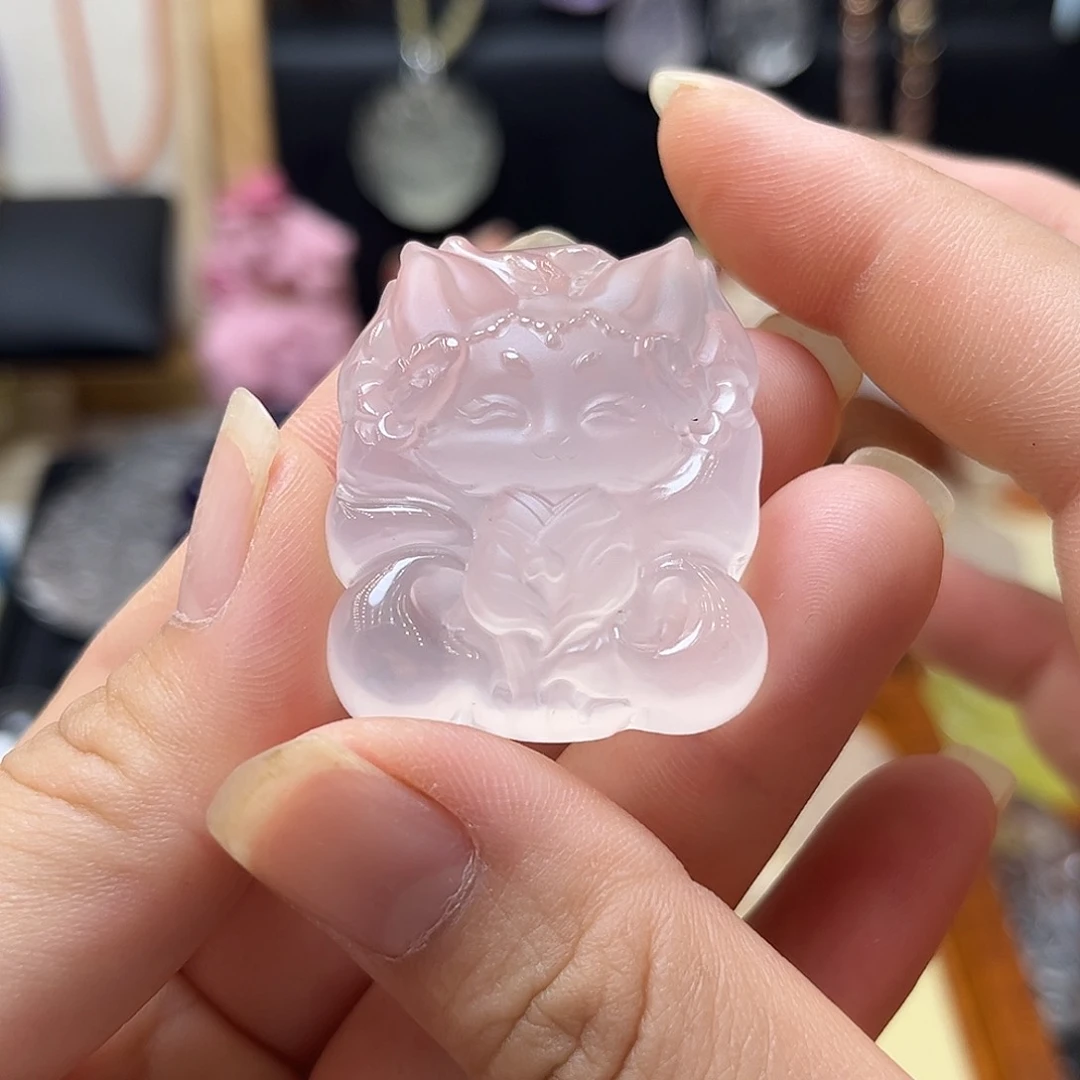 未镶嵌颈饰水晶烦*柿粉水米花29