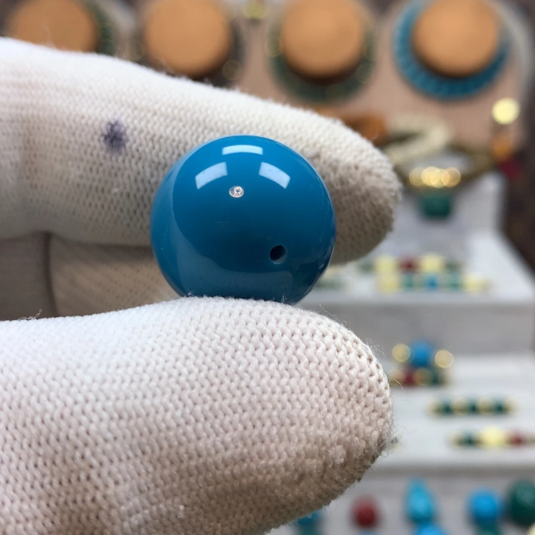 打***话琉璃颈饰暴力蓝圆2.0mm