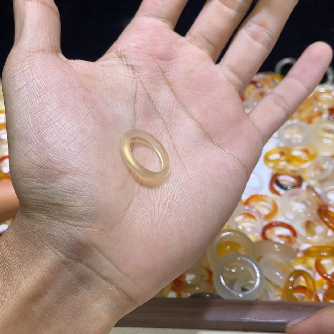 玛瑙/玉髓合金戒指510号港13 默认瑕疵