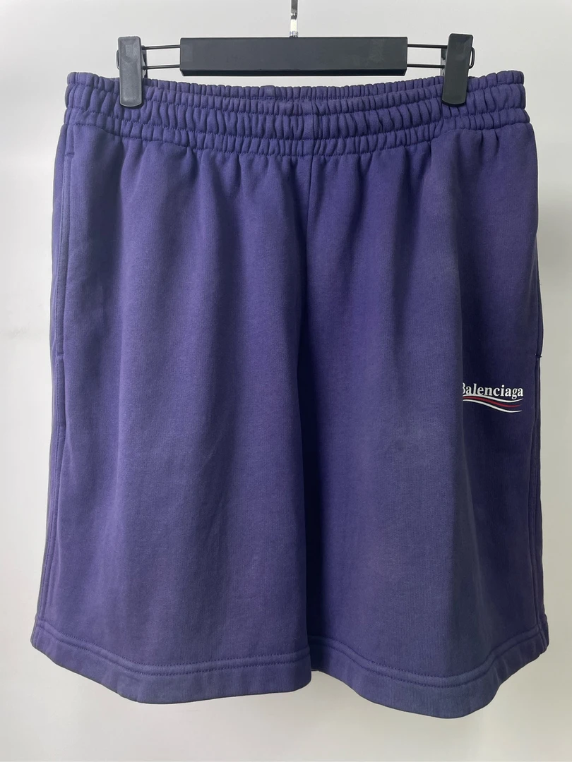 99新 Balenciaga/巴黎世家 紫色可乐短裤/s/6559093