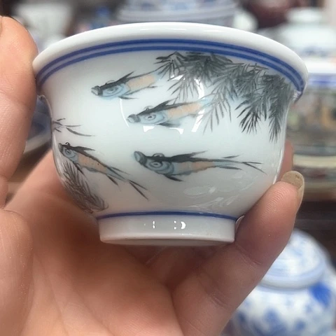 杯子景德镇陶瓷主人杯