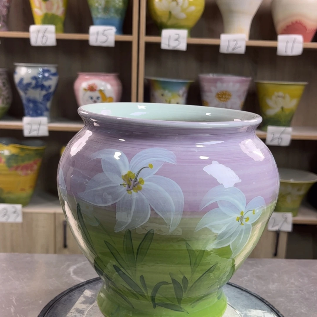 景德镇陶瓷花盆花盆