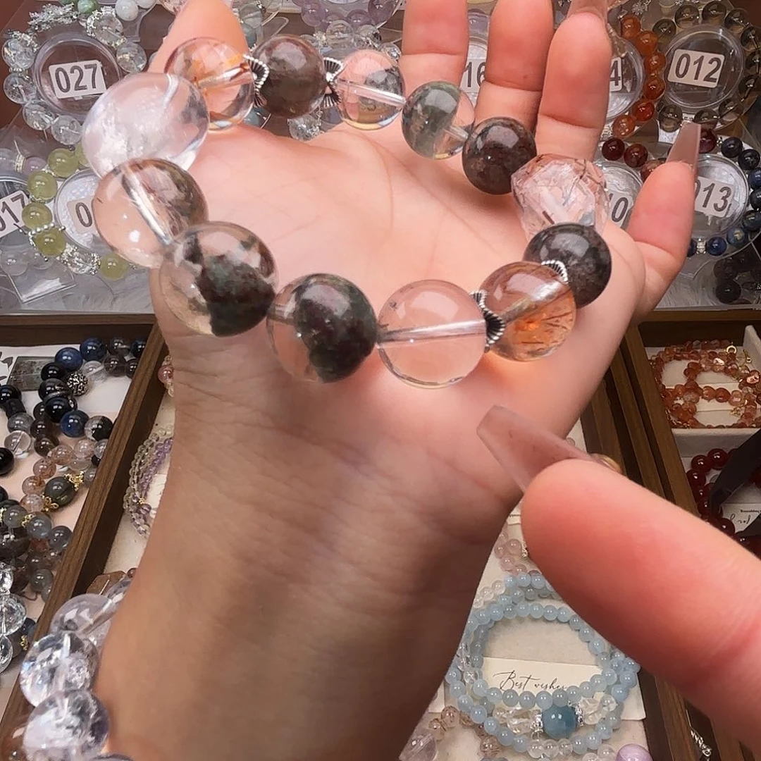 隨***.烟晶手链银S925镶嵌999999999999999999