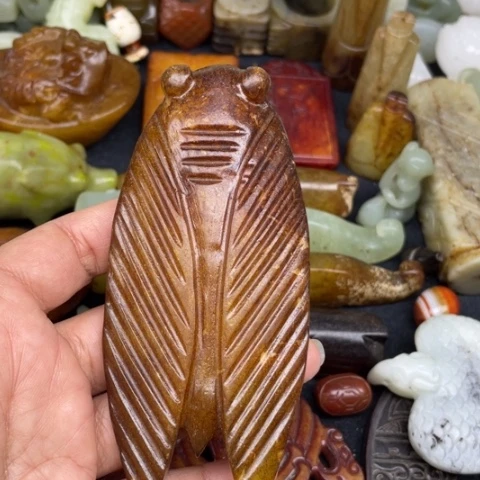 蛇纹石玉未镶嵌颈饰74