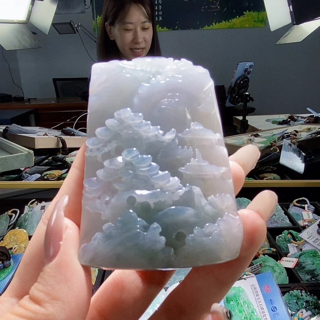 颈饰未镶嵌翡翠翡翠