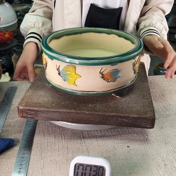 泳坤堂石湾盆陶瓷