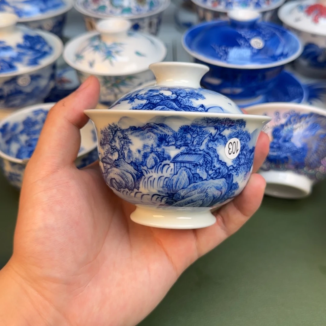 彦祖纯手工手绘茶具103