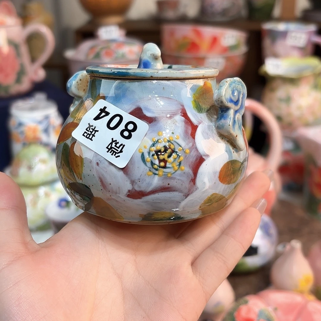 圆***子景德镇手绘高温釉下彩陶瓷茶具