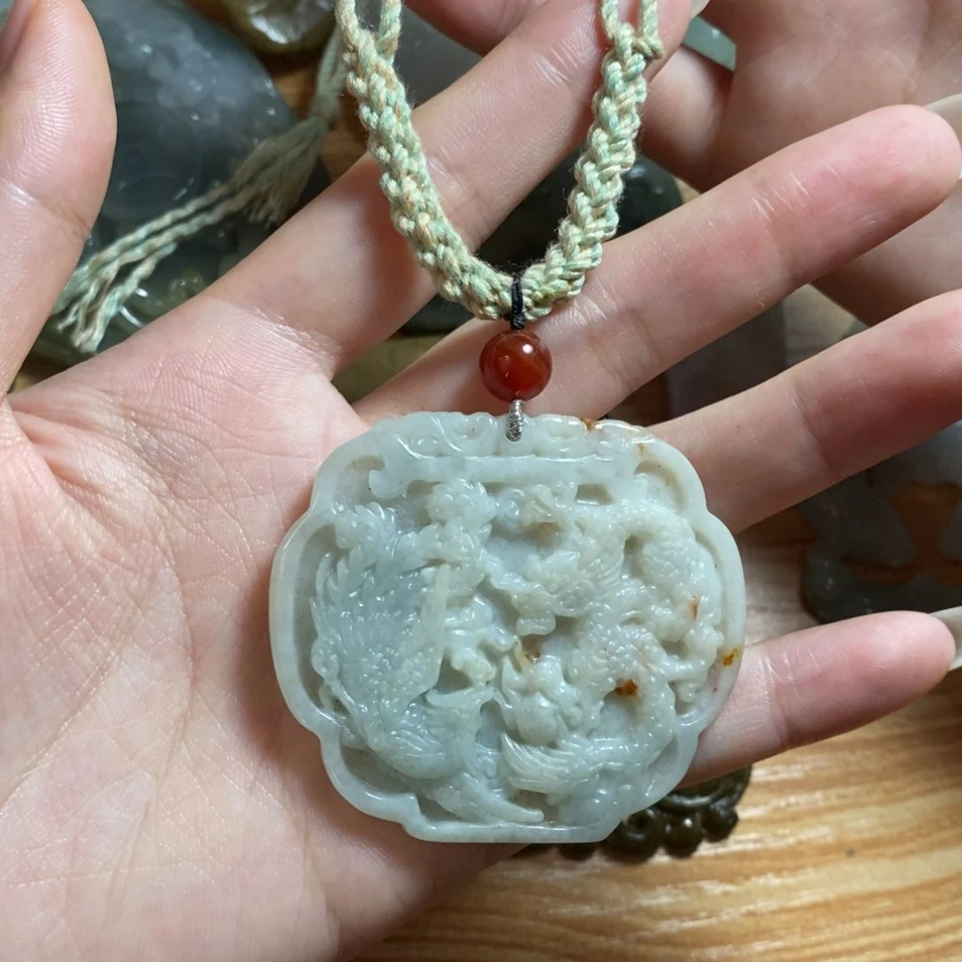 翡翠未镶嵌颈饰翡翠吊坠