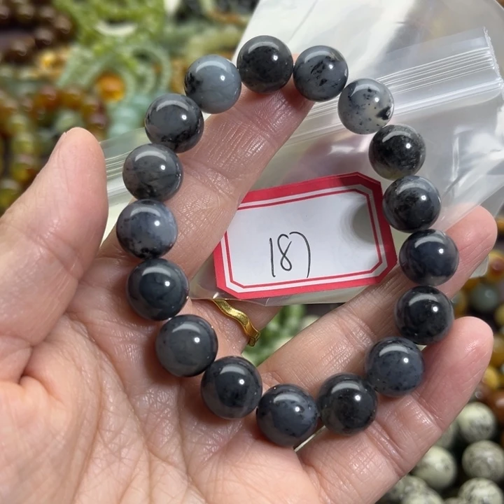 蛇纹石玉未镶嵌手链