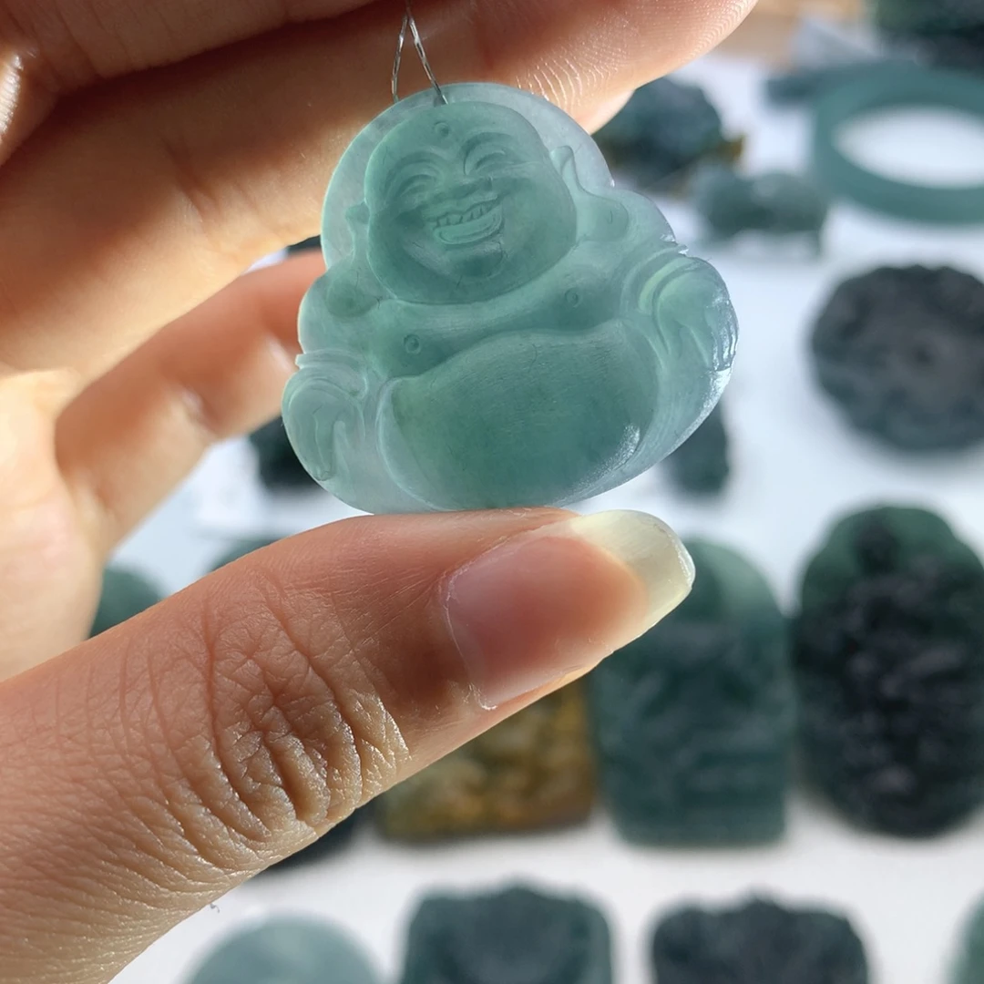 定制翡翠未镶嵌毛货不退不换