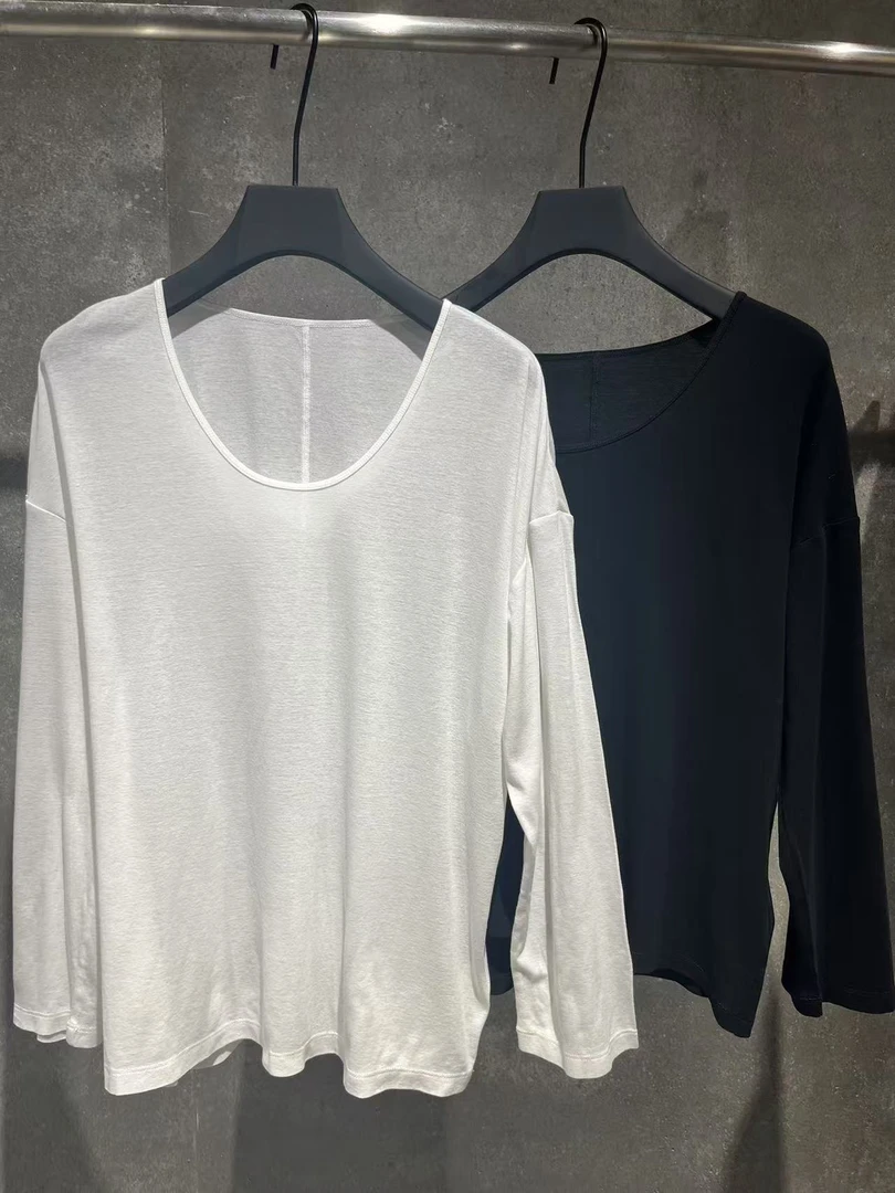 D【Ann.G】H30202 深圳南油U领长袖T恤