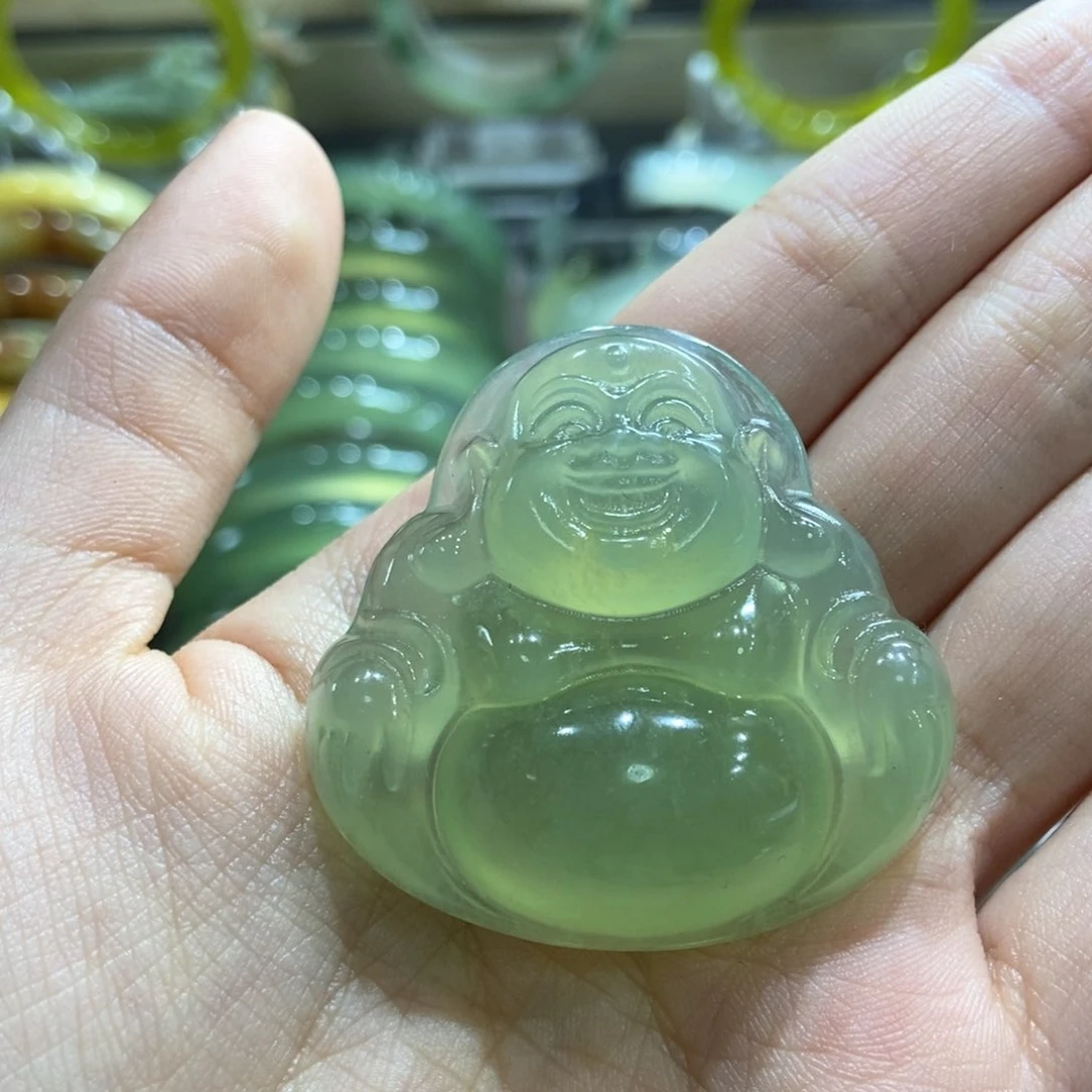 蛇纹石玉手镯未镶嵌微瑕