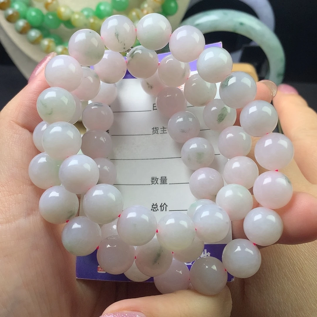 翡翠未镶嵌手链卡11.8