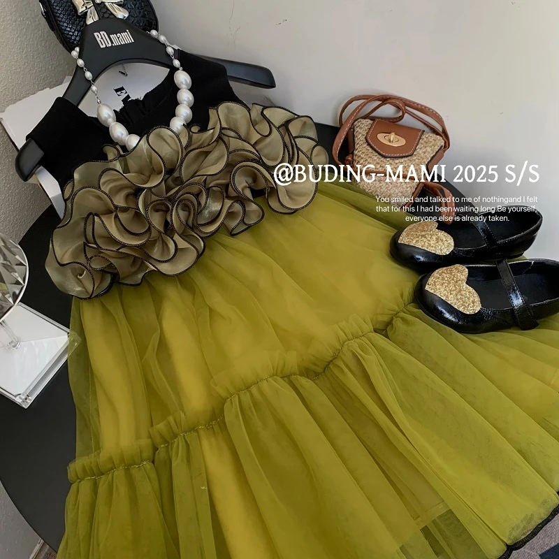 现货BD.M【花蕊】女童夏装连衣裙2025新款儿童裙子