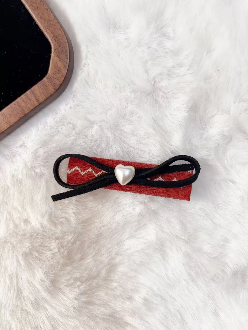 蝴蝶结甜美发夹A165