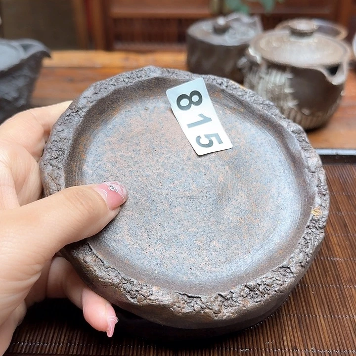 纯手工制作粗陶茶具
