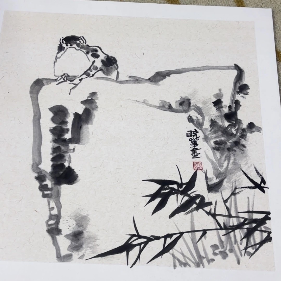 国画38-38卡纸作品艺