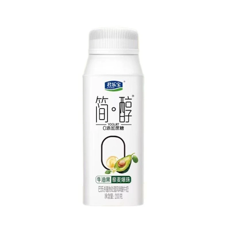 君乐宝简醇牛油果藜麦爆珠酸奶200g/瓶