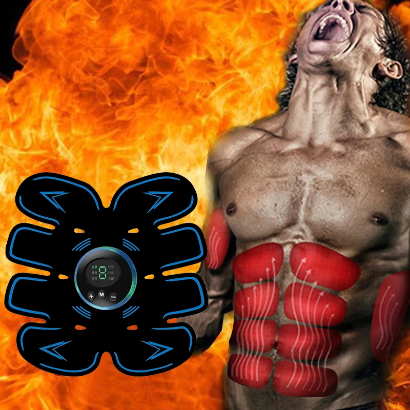 数显充电款腰带家用健身器材懒人运动健腹仪腹肌贴腹肌训练器