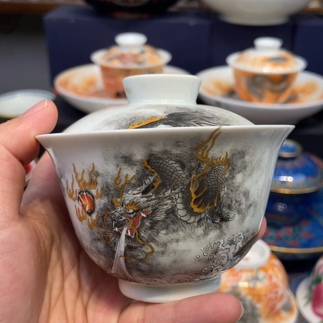 陶瓷马克杯带盖勺的小哥哥小姐姐