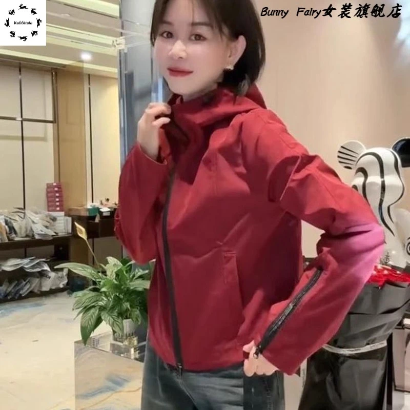 2025年春秋新款美式棒球服飞行夹克春秋休闲运动冲锋衣爆款外套女