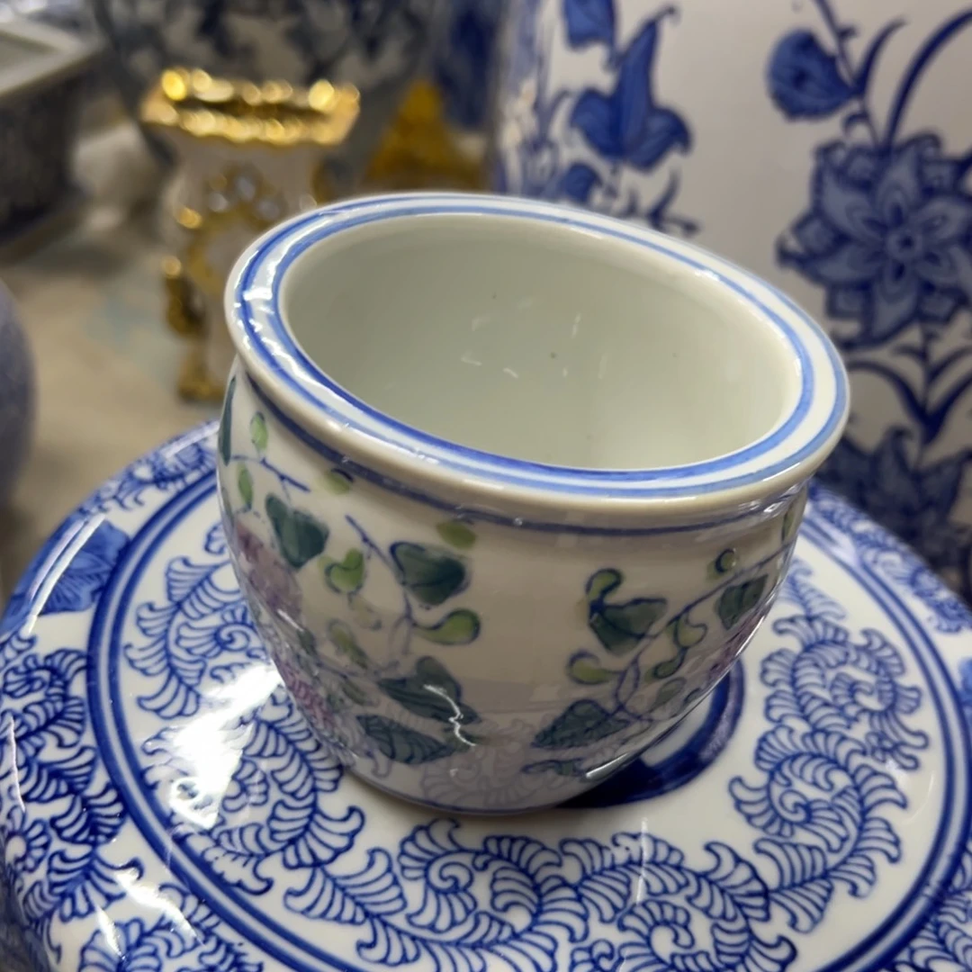 瓷片微瑕青花瓷器难得一漏