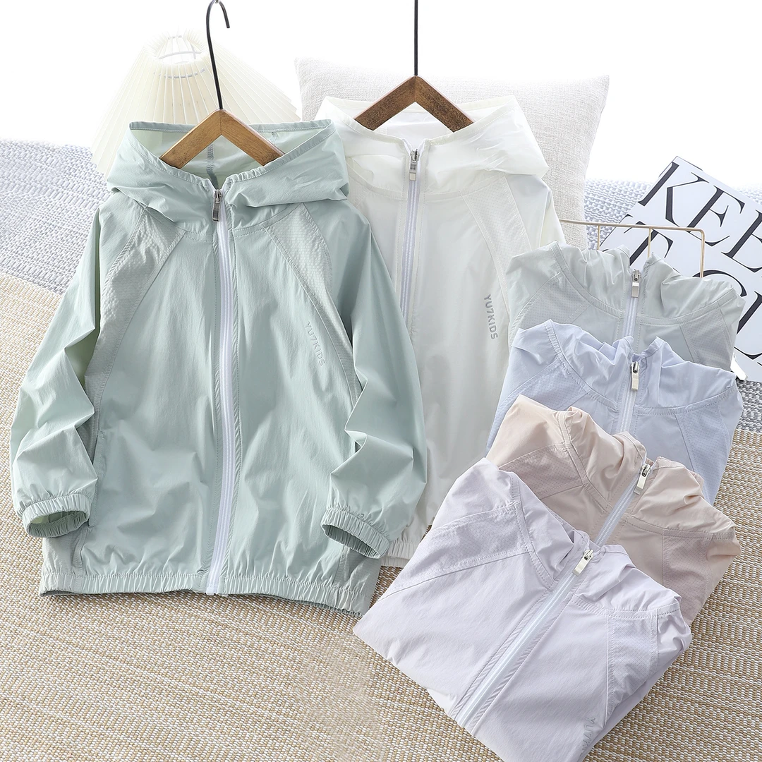 男女童夏季儿童防晒衣25年新款中大童轻薄外套防紫外线户外开衫