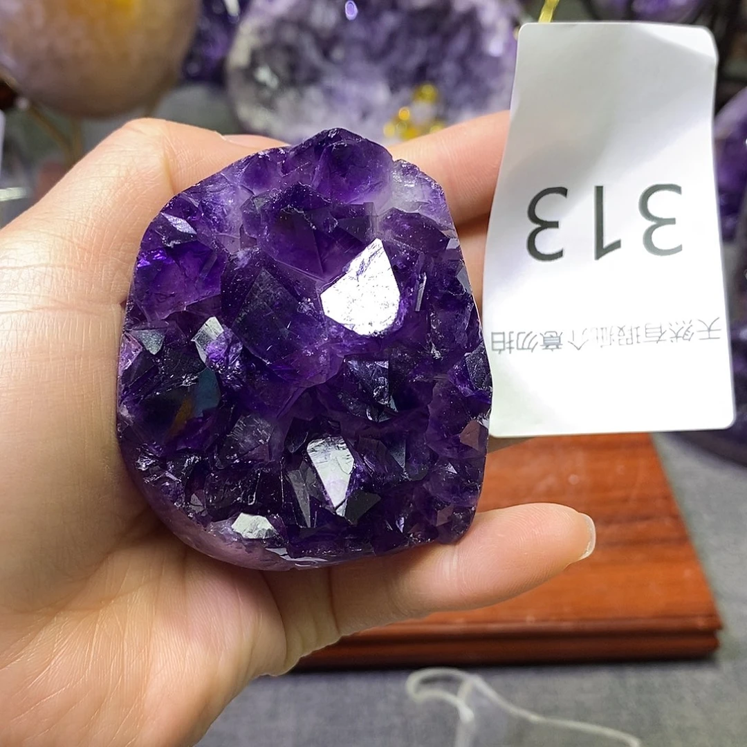 未镶嵌珠宝半成品紫晶