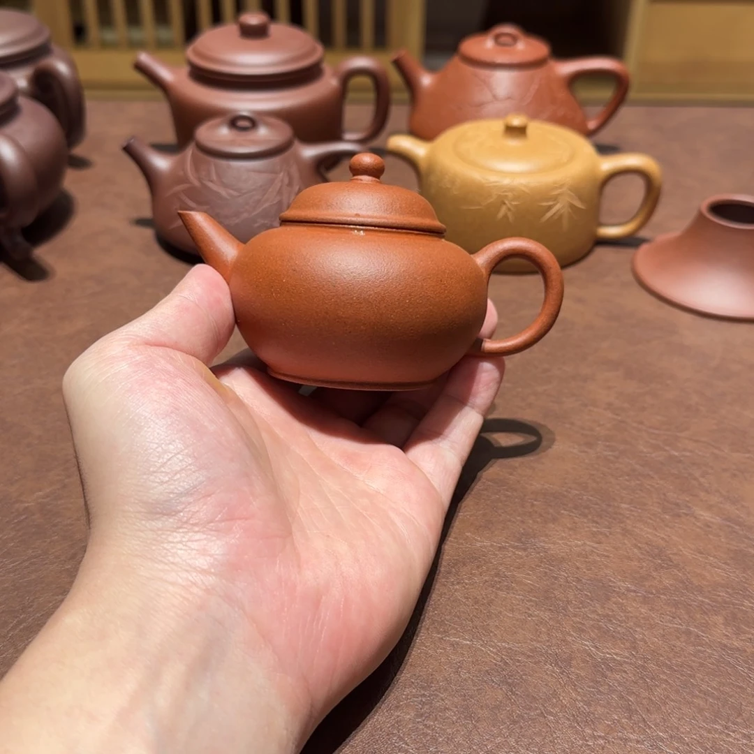 怡***枞紫砂茶壶红泥水平