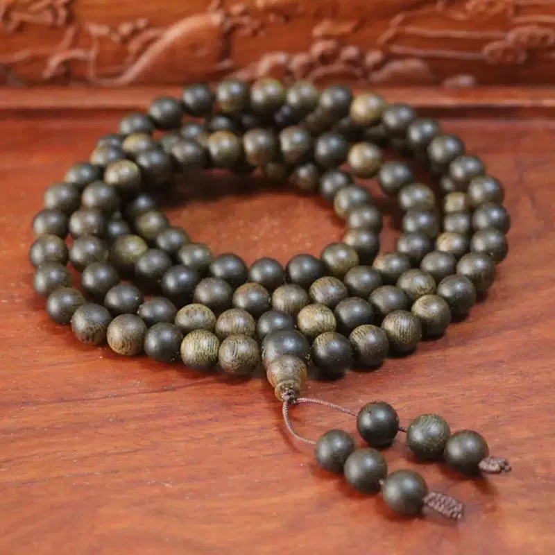 V077绿棋张勺子卡8mm108颗念珠多样性发一