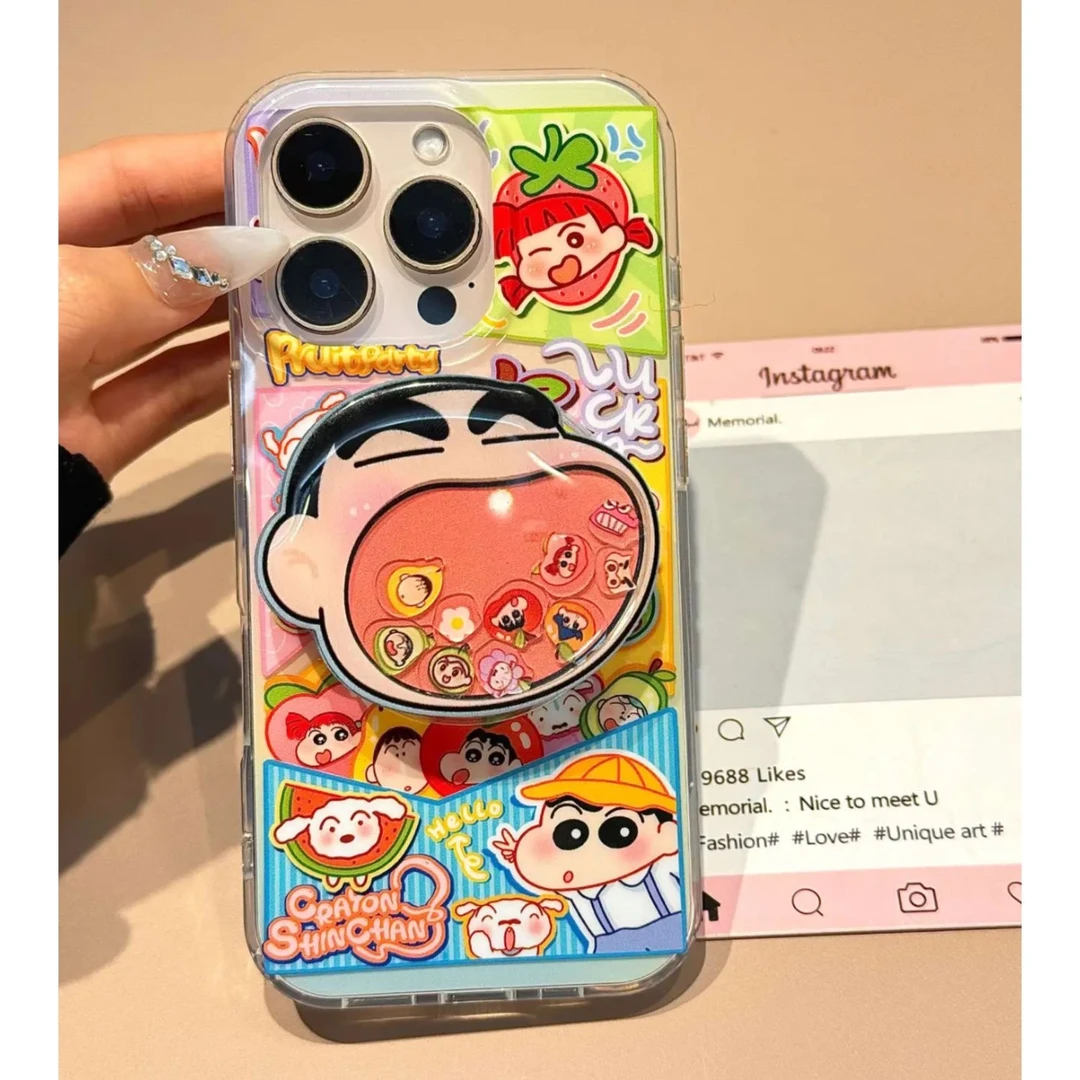 西瓜小新适用苹果华为vivo小米oppo女iphone15/16/14手机壳