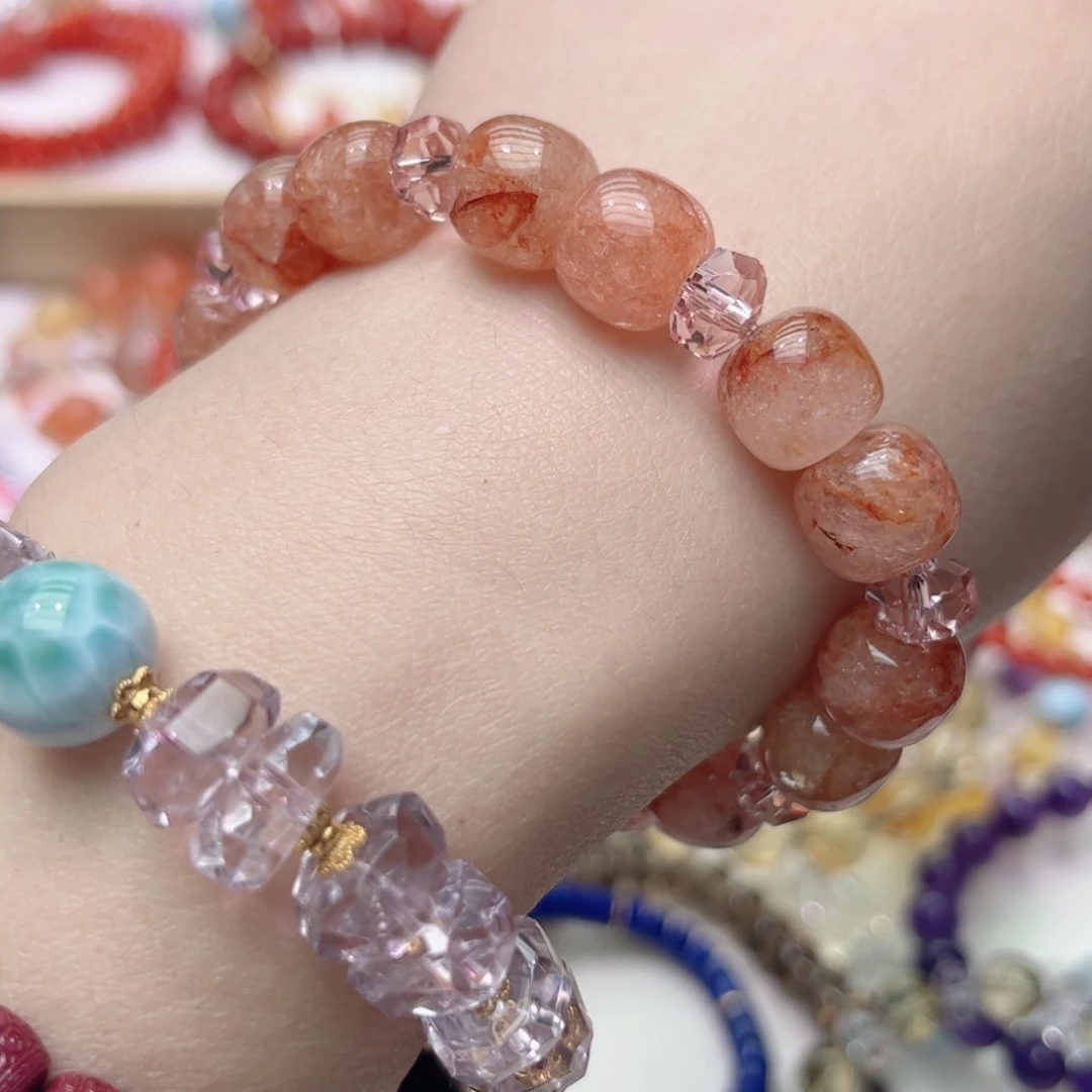 未镶嵌手链水晶胶花老型手串