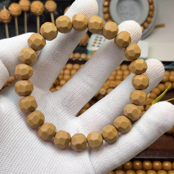 猴头核桃手串黑金无相精工s级全品无暇10mm+