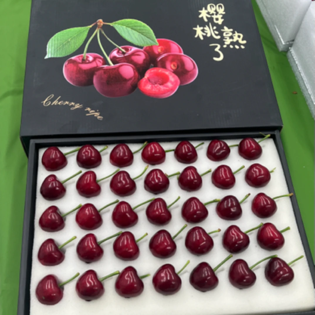 顺丰空运美早礼盒1-5斤3J-7J甜脆大樱桃 内附果径卡