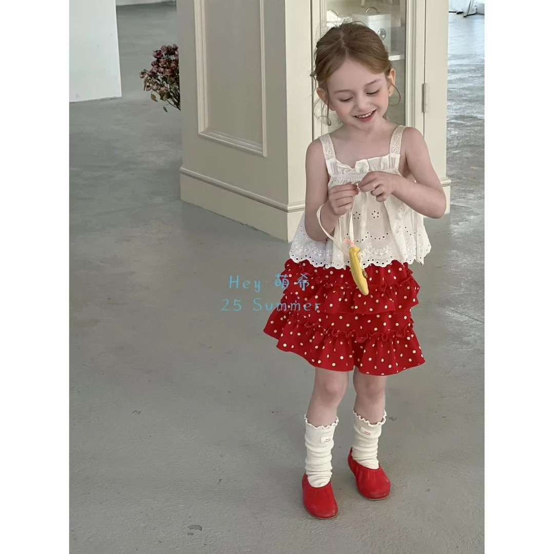 AC425~萌希·25夏~波点半身裙K501