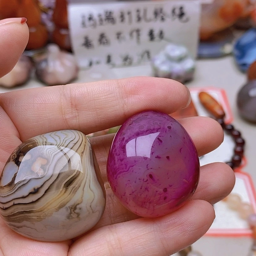 【闪购商品】未镶嵌玛瑙/玉髓珠宝半成品杞***芯