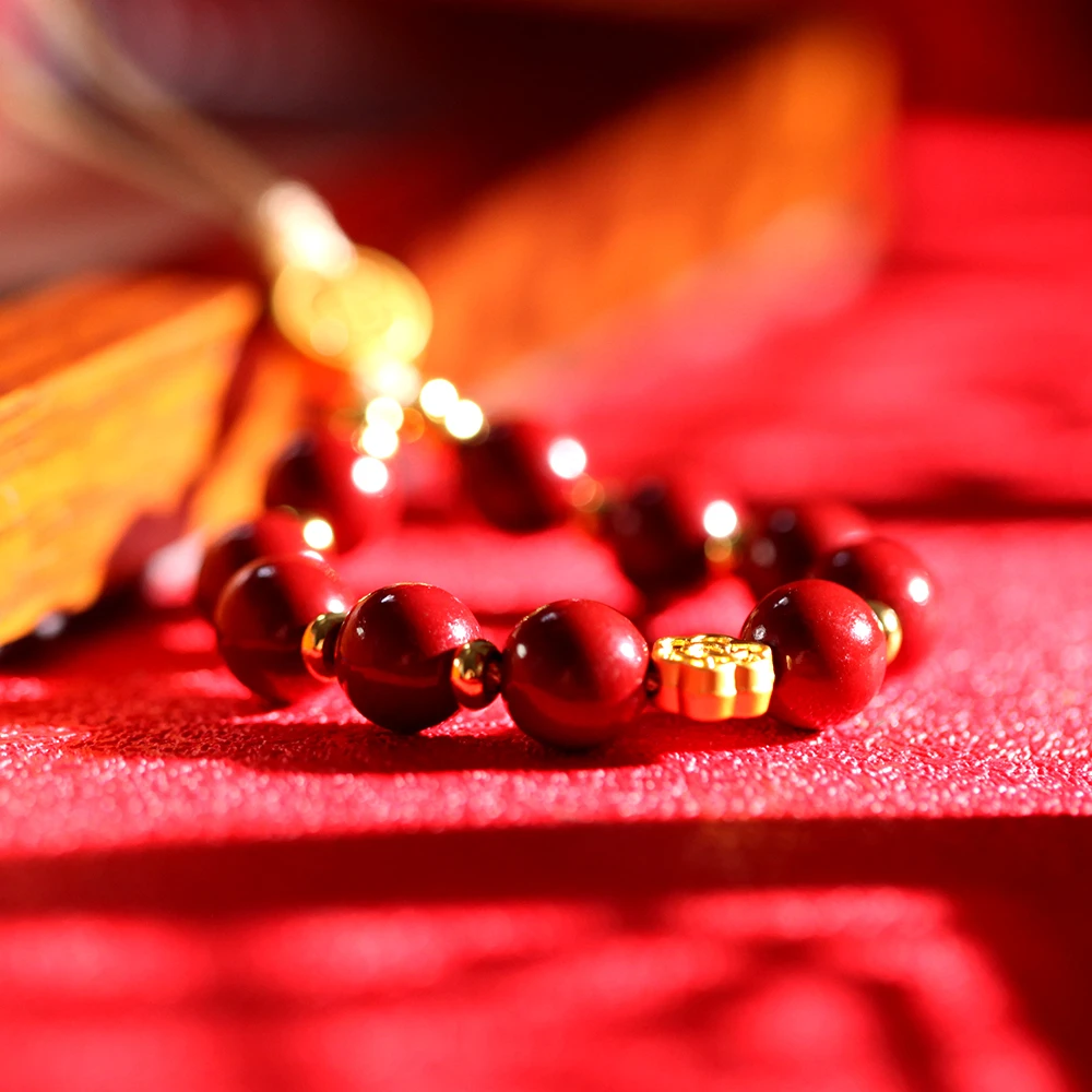 天然辰砂【德巧家】朱砂手机链挂件新春好物蛇年新品精致礼品独特