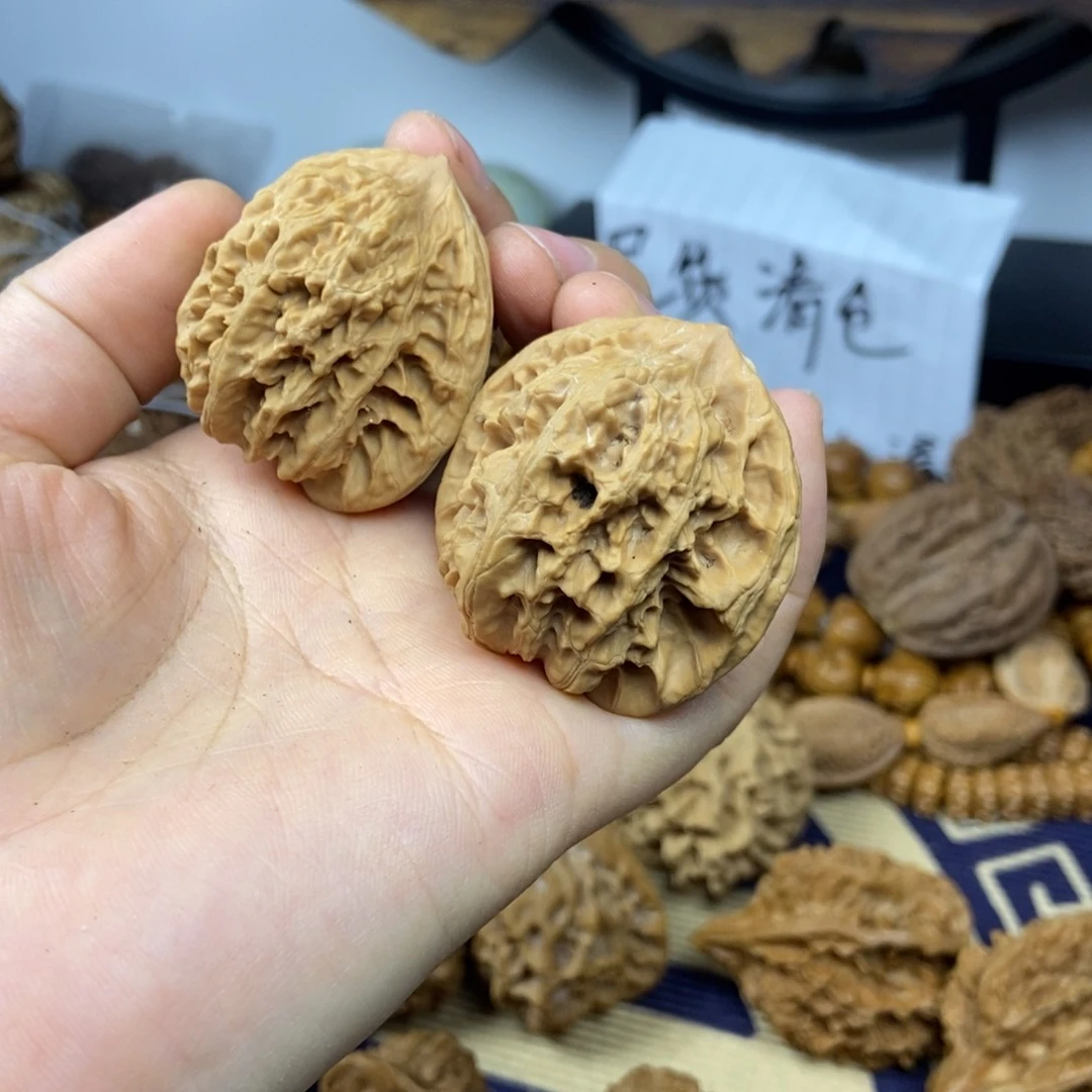 文玩核桃吊坠秦岭金公子40有修