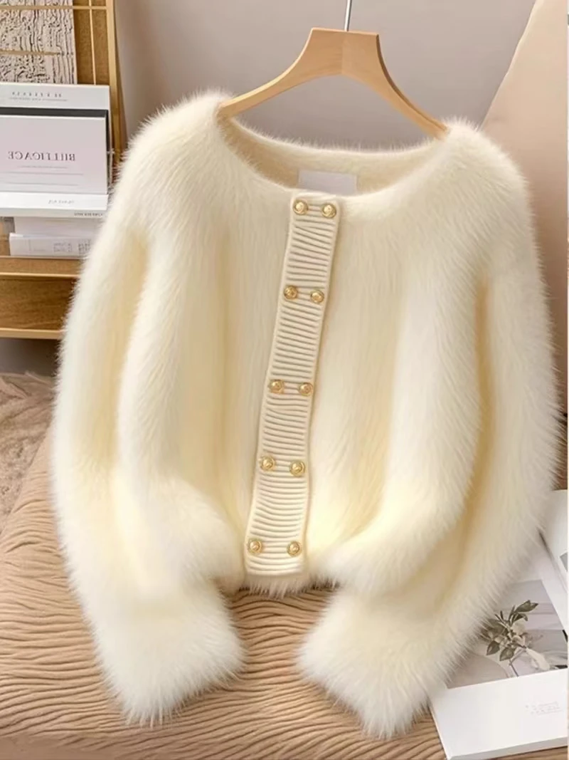 1011-1020百搭开衫韩版短款宽松时尚好看洋气针织外穿网红上衣