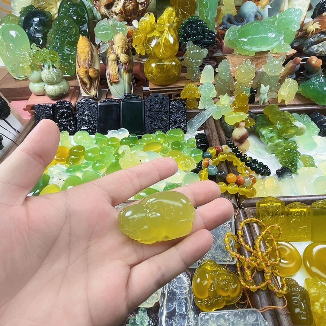 岫玉未镶嵌吊坠(不含链)