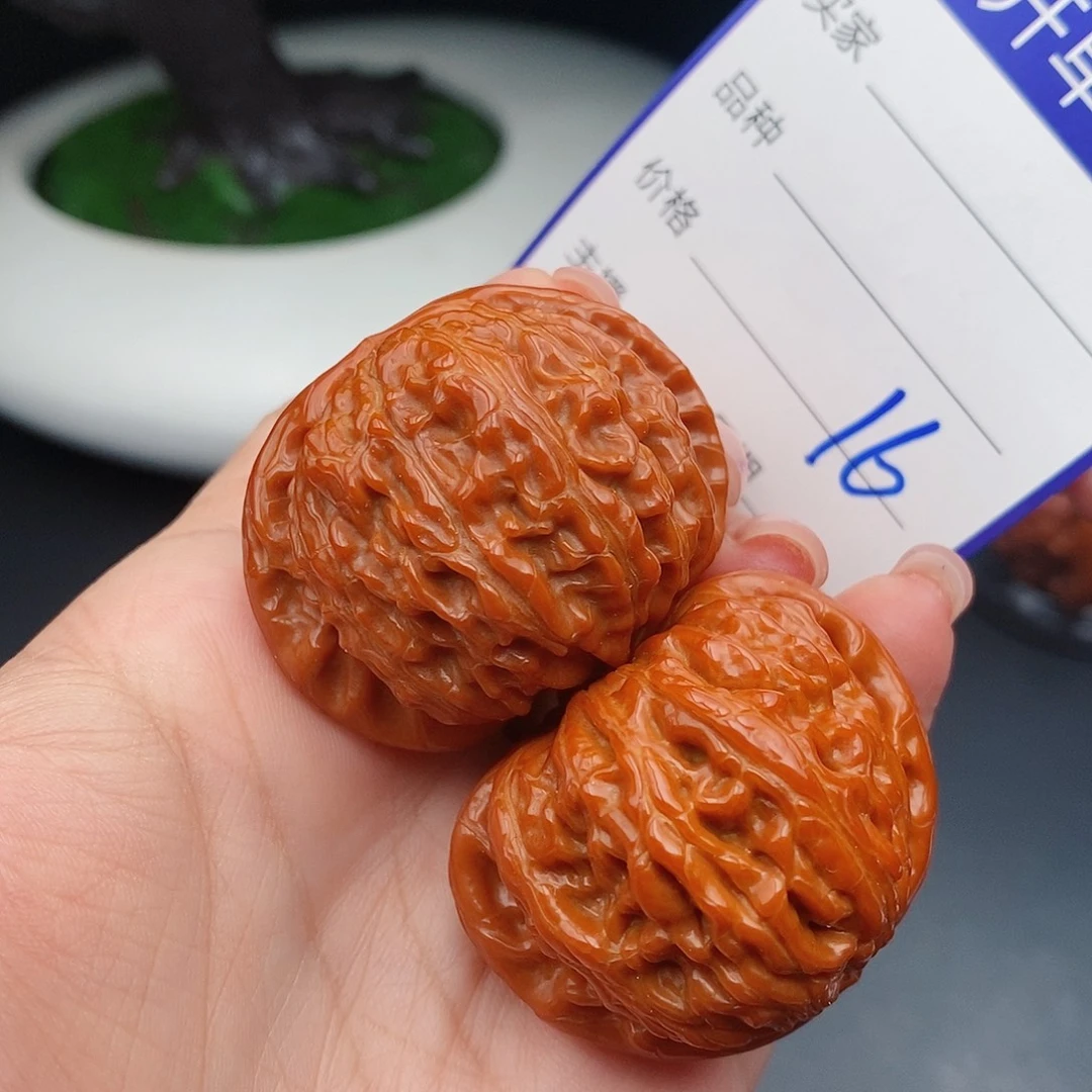 把件文玩核桃41闷白16