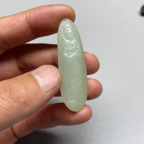 和田玉吊坠(不含链)未镶嵌非*