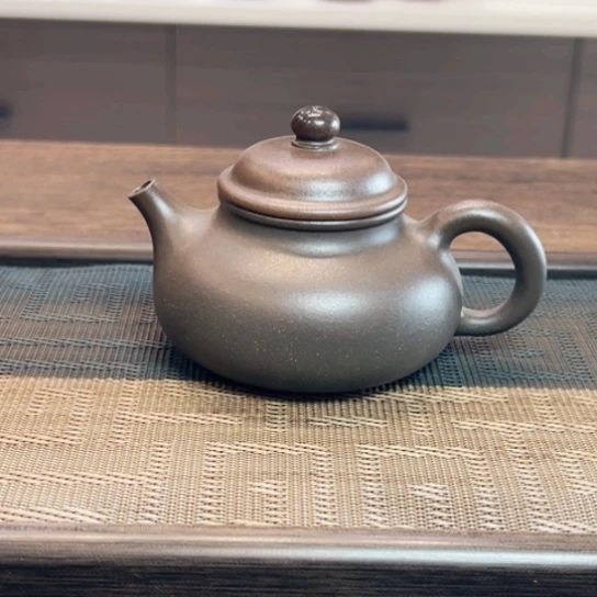 茶壶紫砂黄龙山原矿底槽清柴烧半手工