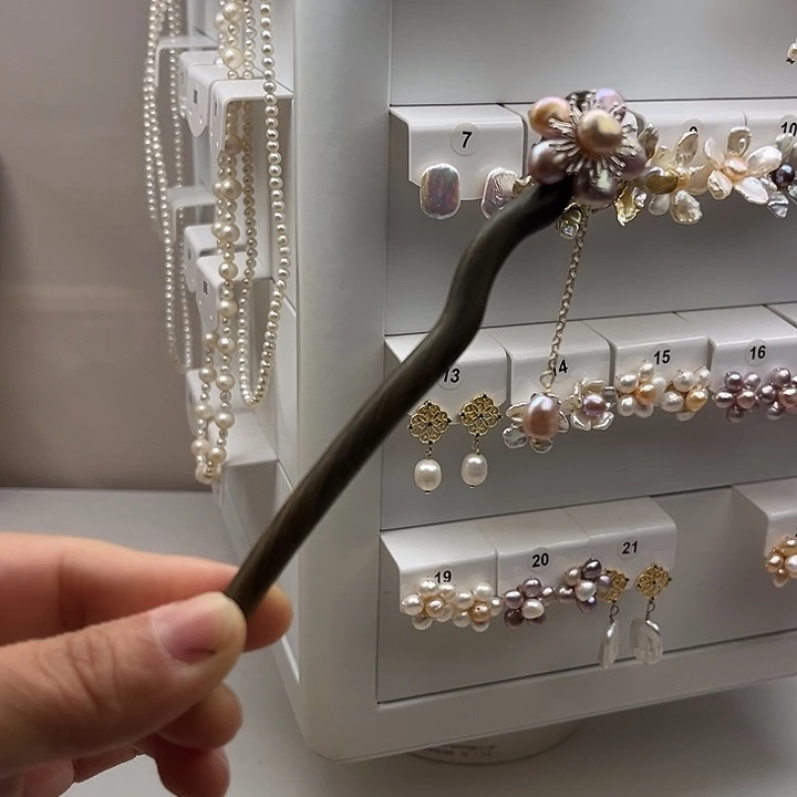 发簪淡水珍珠未镶嵌